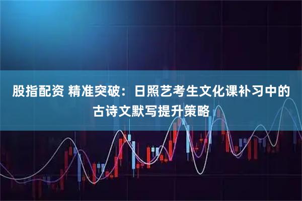 股指配资 精准突破：日照艺考生文化课补习中的古诗文默写提升策略